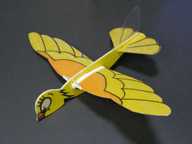 Folding wing model plane - Yellowbird